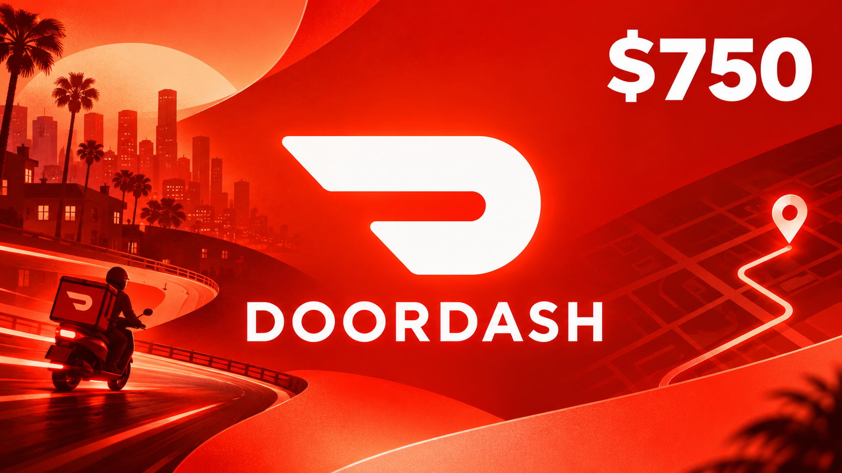 $750 DoorDash reward image
